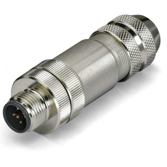 M12 PLUG; B-CODED; STRAIGHT; CON