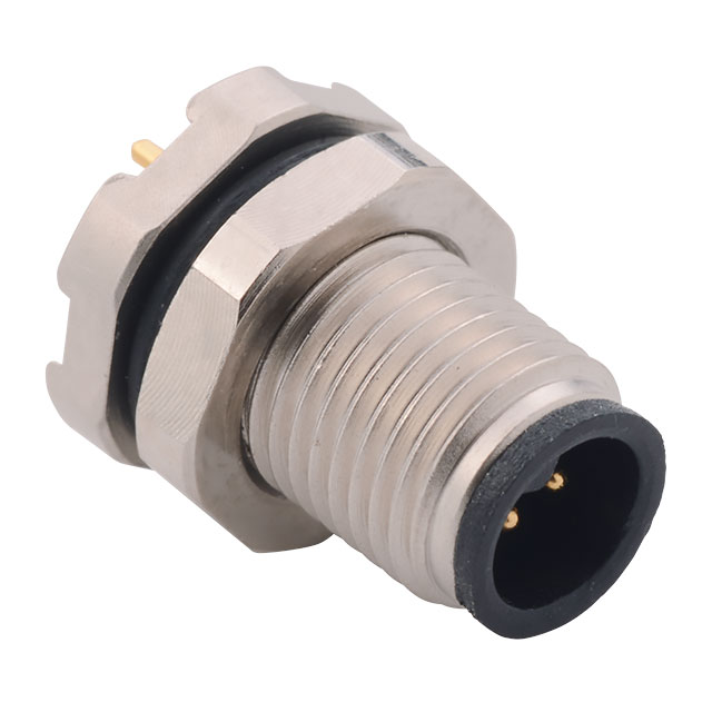 CONN RCPT MALE 3POS GOLD SOLDER
