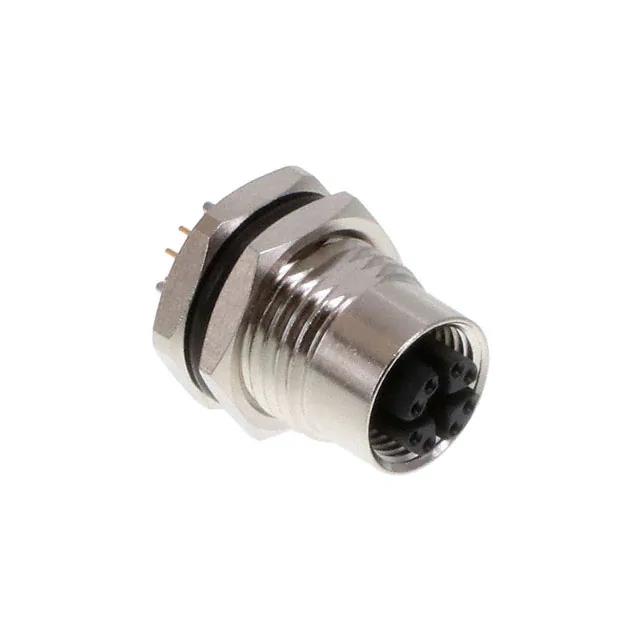 M12 8P A-CODE FEMALE VERT REAR P