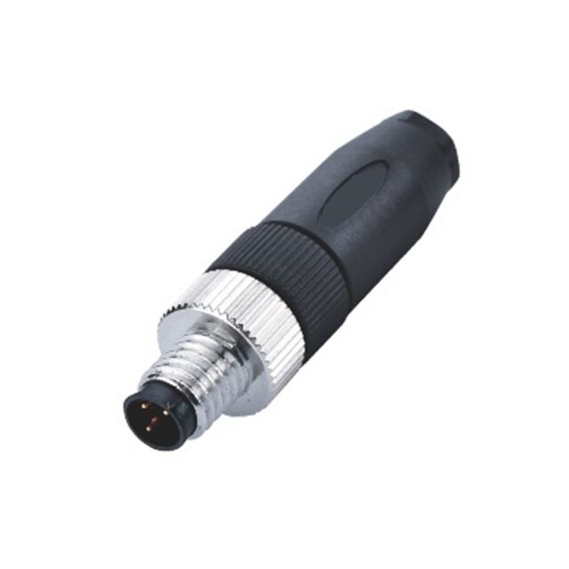 CONN PLUG MALE 3POS GOLD SCREW