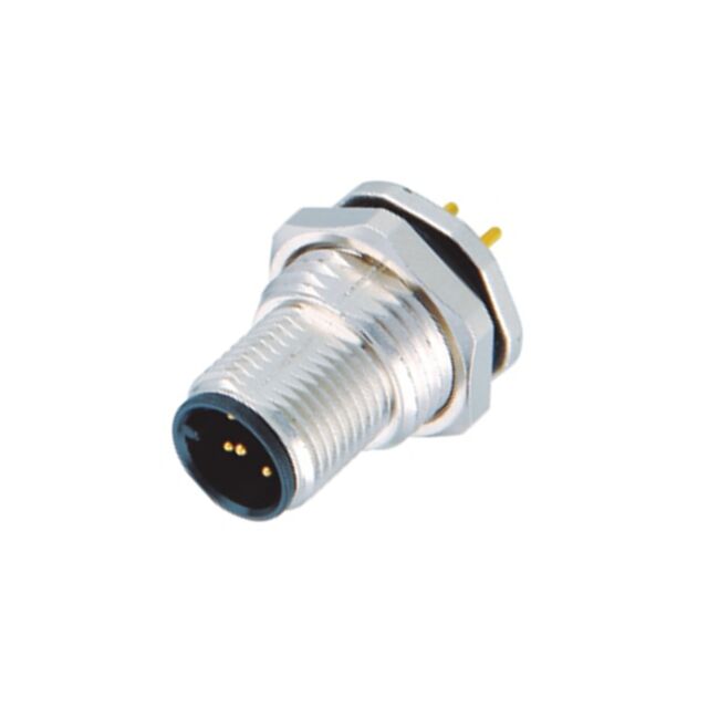CONN PLUG MALE 4P GOLD SLDR CUP