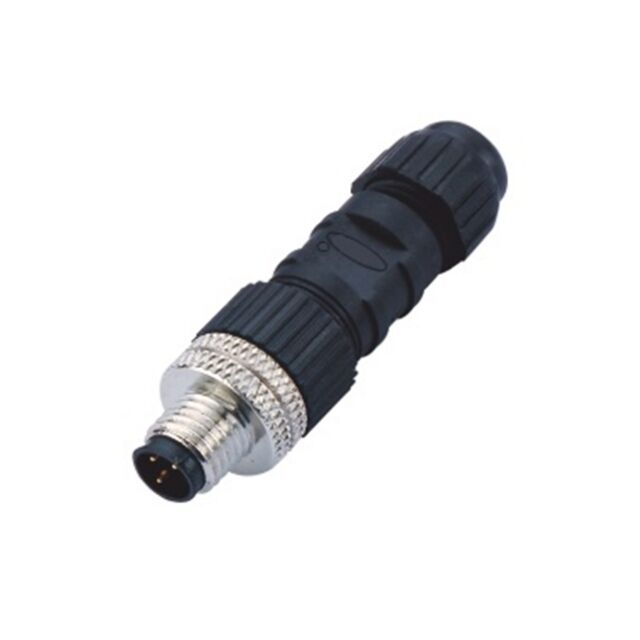 CONN PLUG MALE 3POS GOLD SLDR