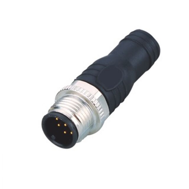 CONN PLUG MALE 5POS GOLD SCREW