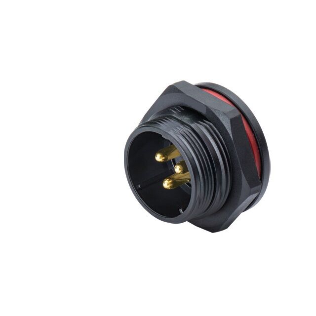 CONN RCPT MALE 3P SOLDER