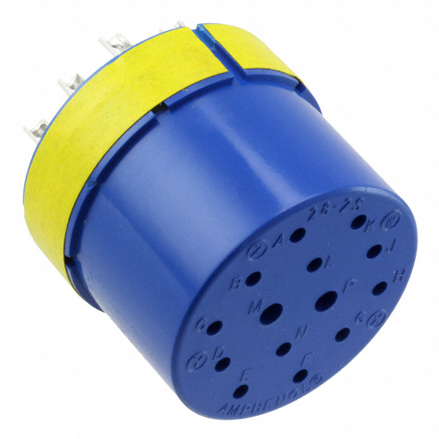 CONN FMALE INSERT 14P SOLDER CUP