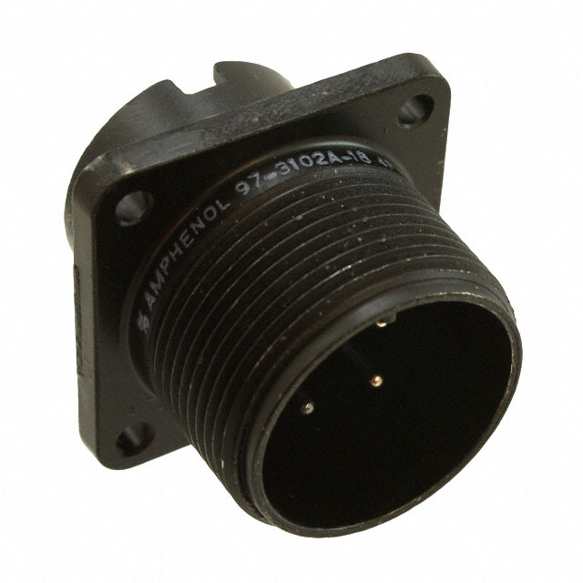 CONN RCPT MALE 4P SILV SLDR CUP