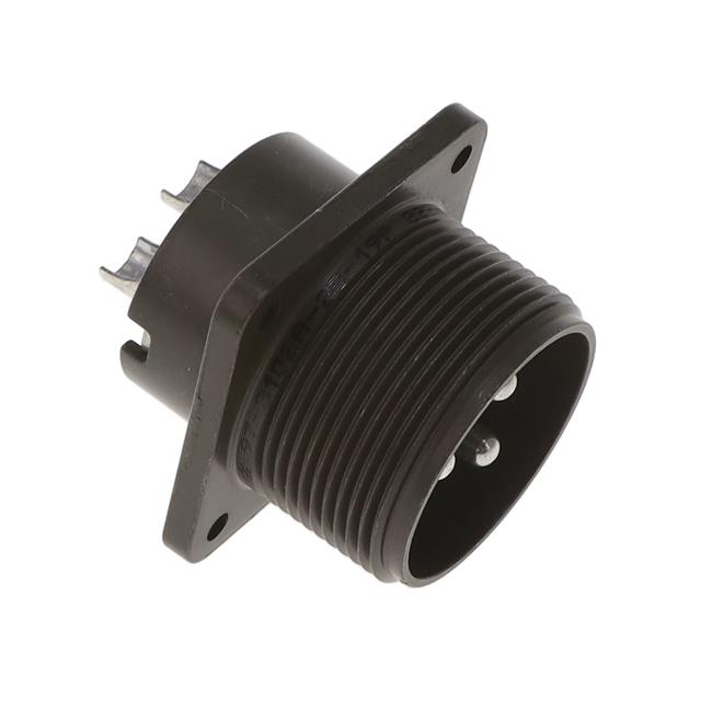 CONN RCPT MALE 3P SOLDER CUP