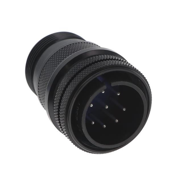 CONN PLUG MALE 8P SILV SLDR CUP