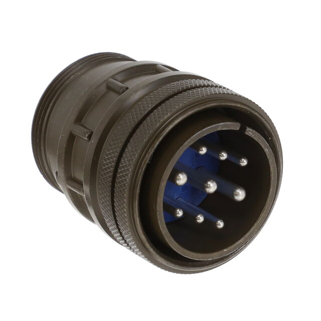 CONN PLUG MALE 9P SILV SLDR CUP
