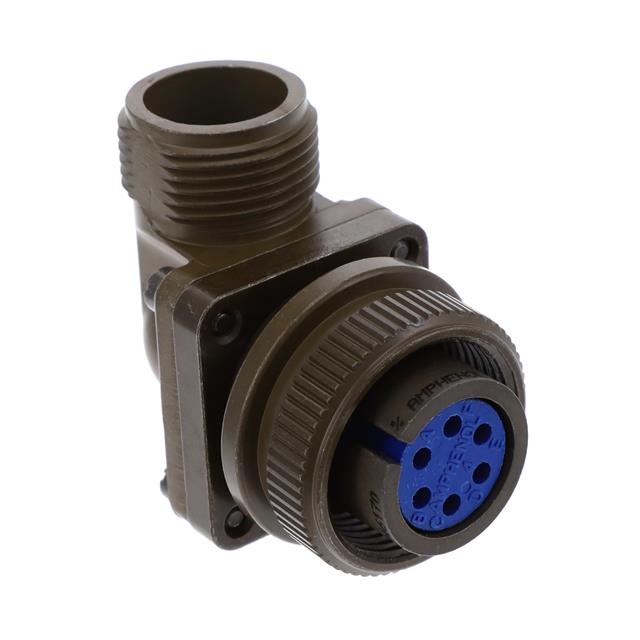 CONN PLUG FMALE 6P SILV SLDR CUP