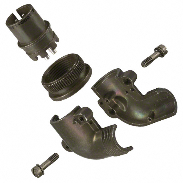 CONN PLUG MALE 4P SILV SLDR CUP