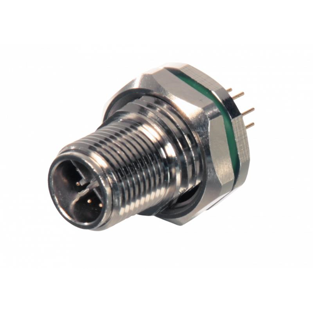 CONN RCPT MALE 8POS GOLD SOLDER