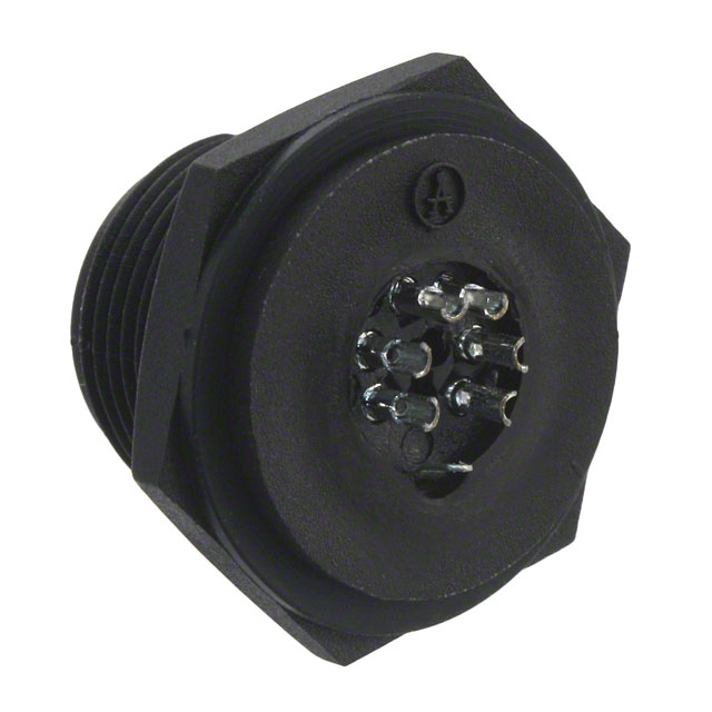 CONN PLUG FMALE MINI DIN 6P SLDR
