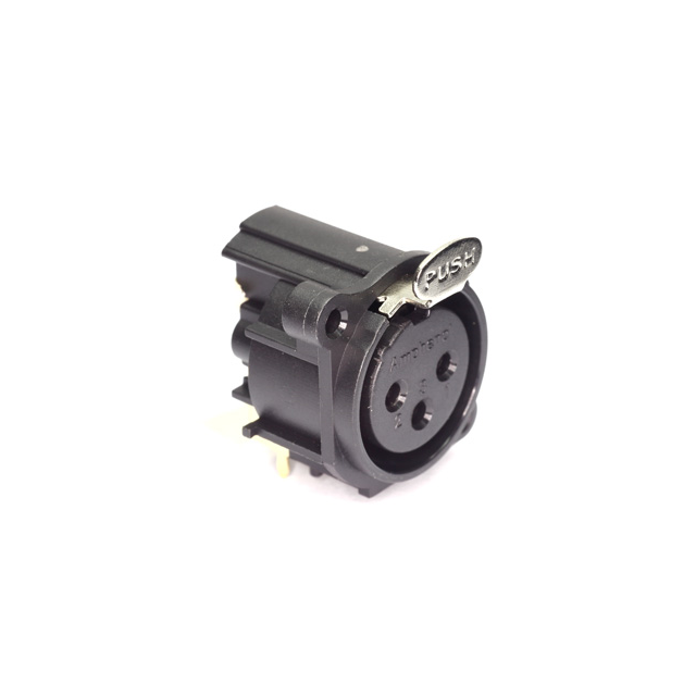 CONN PLUG FMALE XLR 3P GOLD SLDR