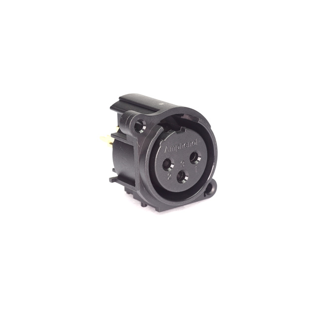 CONN PLUG FMALE XLR 3P GOLD SLDR