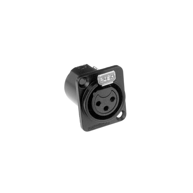 METAL PANEL MOUNT 3 SKT BLACK BU