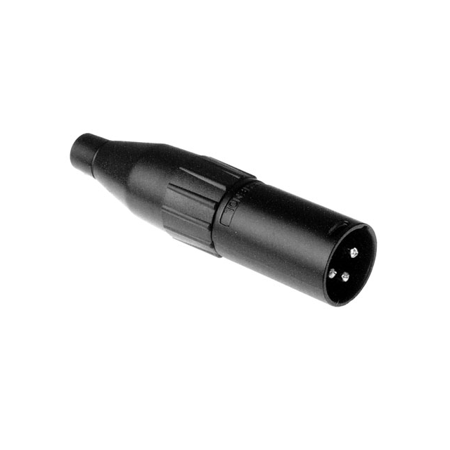 CONN RCPT MALE XLR 3P SOLDER CUP