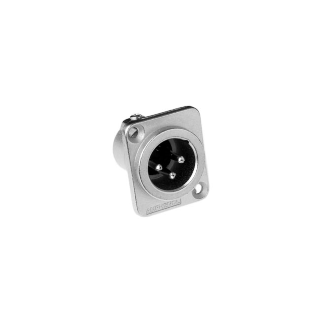 CONN RCPT MALE XLR 3P SOLDER CUP
