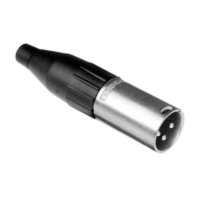 CONN RCPT MALE XLR 3P SOLDER CUP