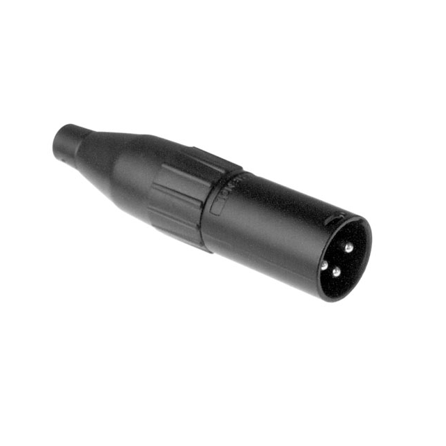 CONN RCPT MALE XLR 3P SOLDER CUP