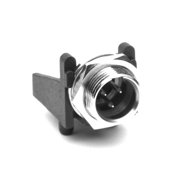 CONN RCPT MALE MINI XLR 4POS SLD