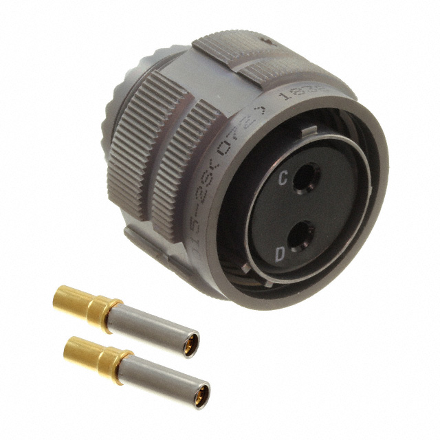 CONN PLUG FMALE 2POS GOLD CRIMP