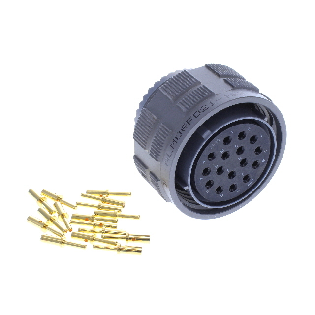 CONN PLUG FMALE 16POS GOLD CRIMP