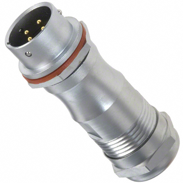 CONN RCPT MALE 4POS SOLDER CUP