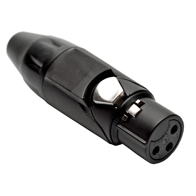 CONN PLUG FMALE XLR 3POS SOLDER