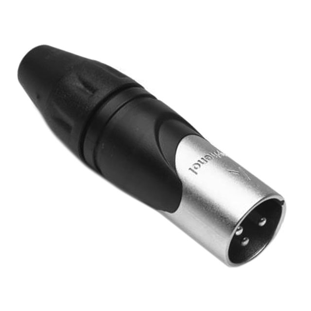 CONN RCPT MALE XLR 3P SOLDER CUP
