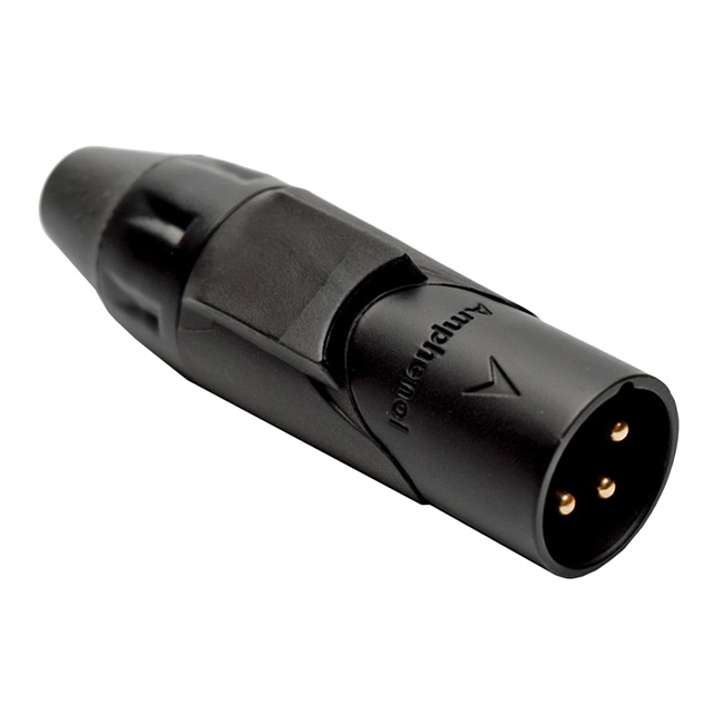 CONN RCPT MALE XLR 3P SOLDER CUP