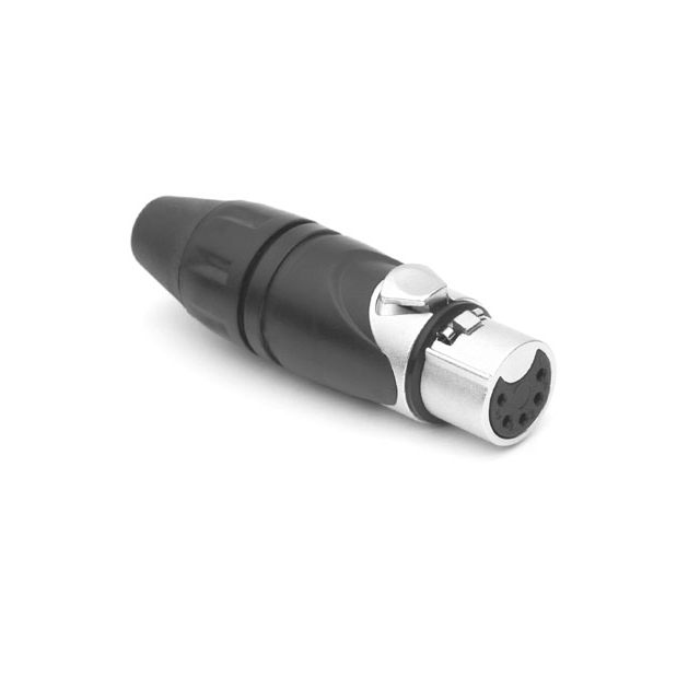 CONN PLUG FMALE XLR 5P SLDR CUP