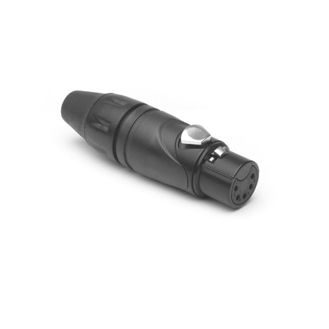 CONN PLUG FMALE XLR 5P SLDR CUP