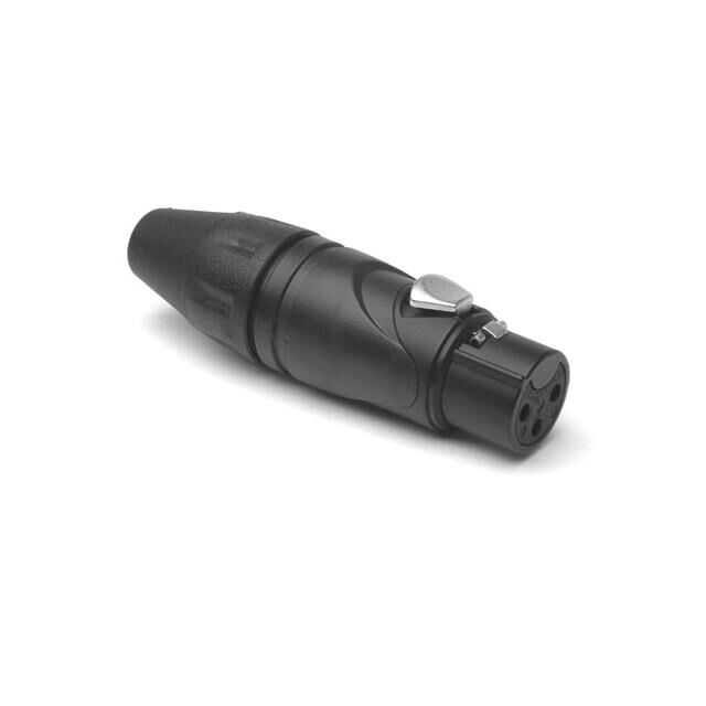 3 POLE SOCKET (FEMALE) PLUG. XLR