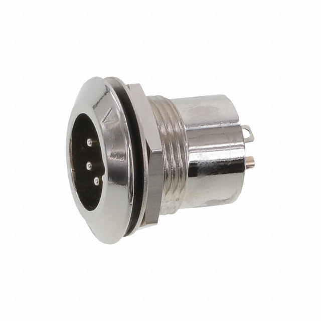 CONN RCPT MALE XLR 4P SOLDER CUP