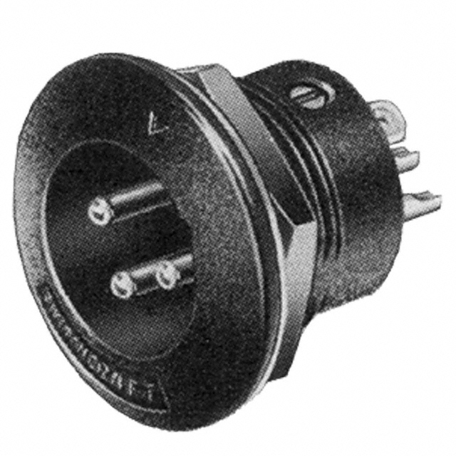 CONN RCPT MALE XLR 5P SOLDER CUP