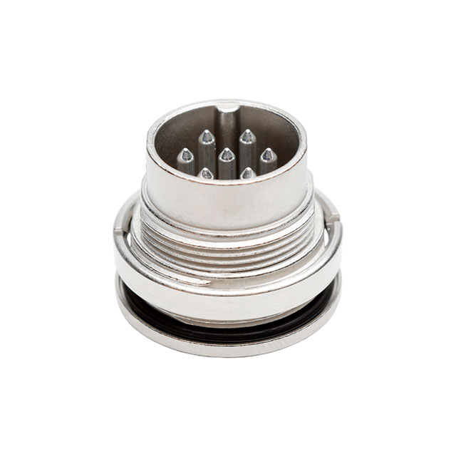 CONN RCPT MALE 7POS SILVER SLDR
