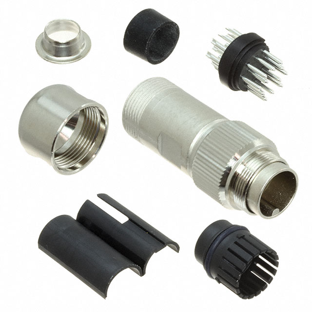 CONN PLUG MALE 12P SOLDER CUP