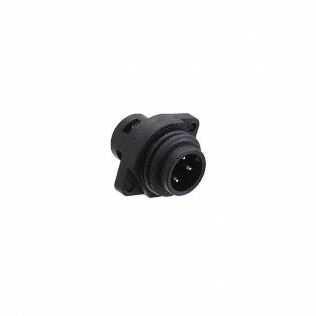 CONN RCPT MALE 4POS SILVER SCREW