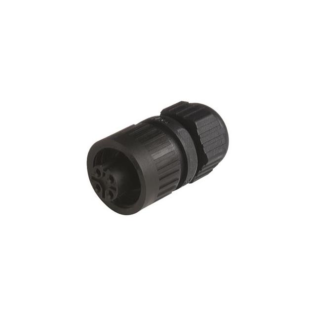 CONN PLUG FMALE 4P SILVER SCREW