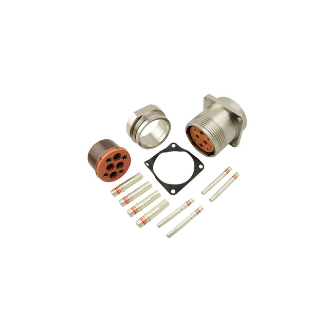 CONN RCPT FMALE 8POS GOLD CRIMP