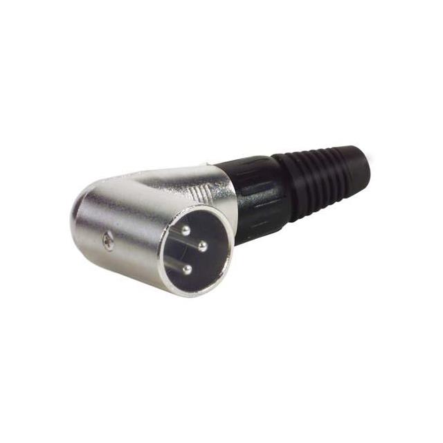 XLR 3 PIN CONN MALE RT ANGLE