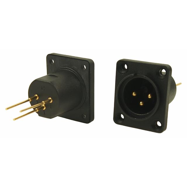 MALE AIRTIGHT XLR CONNECTOR STRA
