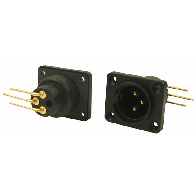 MALE AIRTIGHT XLR CONNECTOR 90 P
