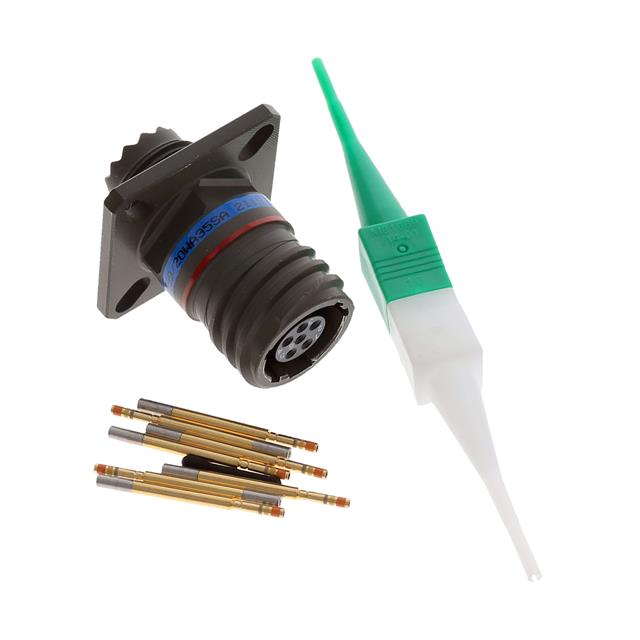 CONN RCPT FMALE 6POS GOLD CRIMP