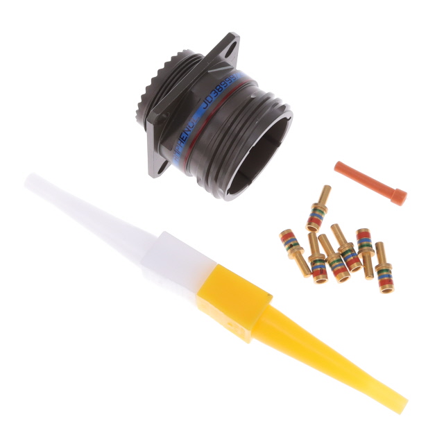 CONN RCPT MALE 6POS GOLD CRIMP