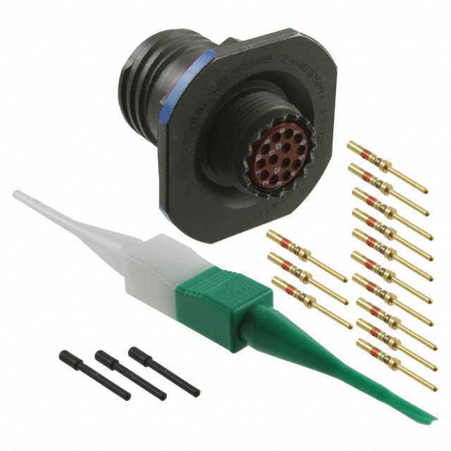 CONN RCPT MALE 13POS GOLD CRIMP