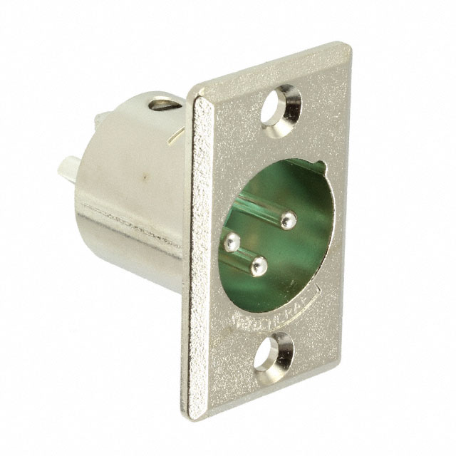 CONN RCPT MALE XLR 3P SOLDER CUP