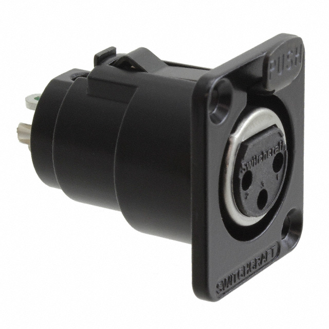 CONN PLUG FMALE XLR 3P SLDR CUP