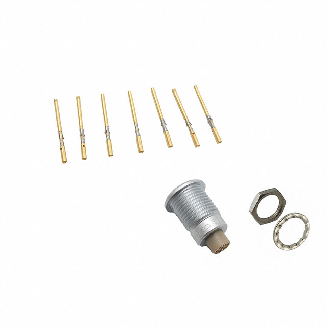 CONN RCPT FMALE 7POS GOLD CRIMP
